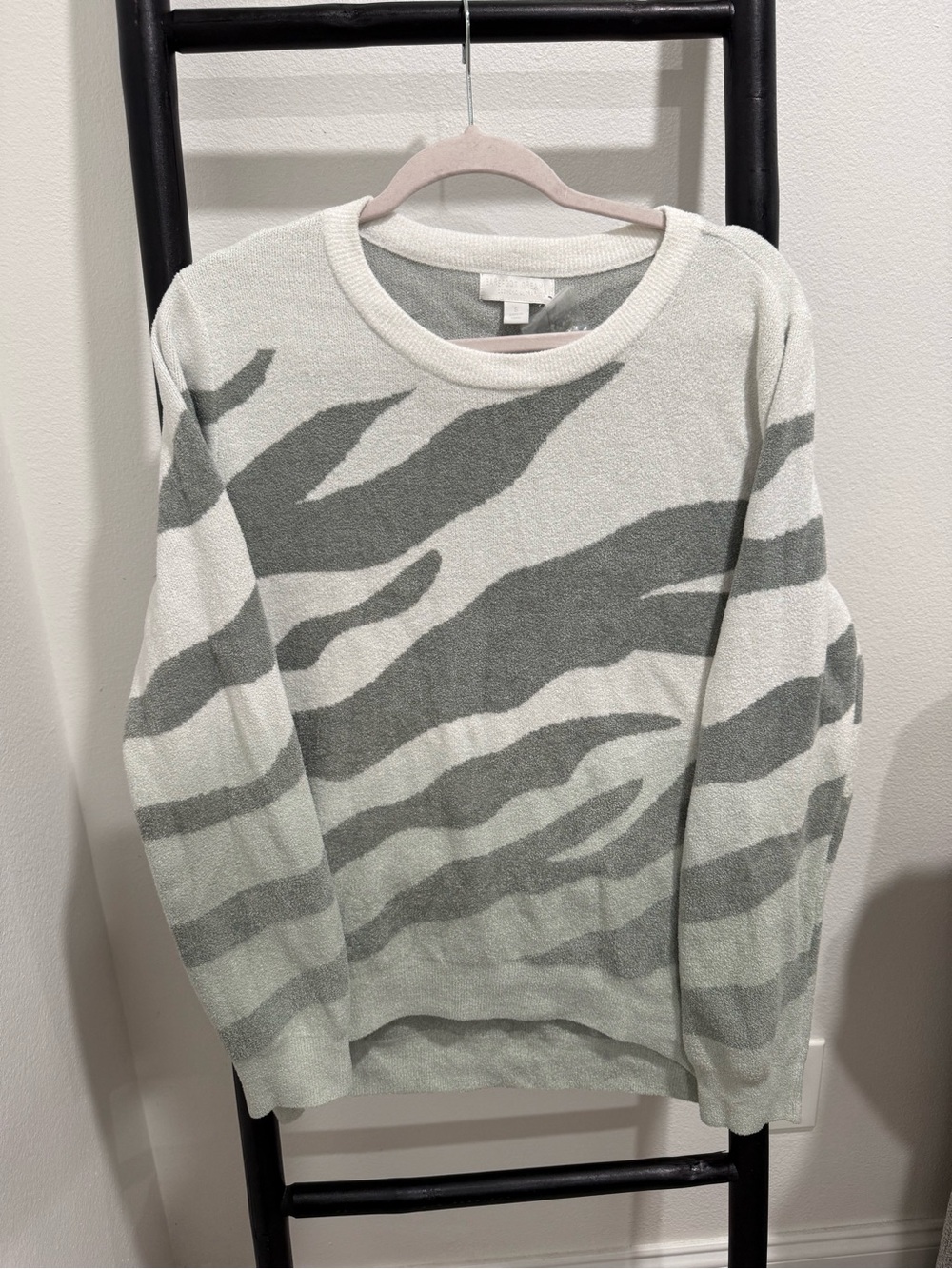 NWT Barefoot Dreams CozyChic Ultra Lite Ocean Reef Pullover S